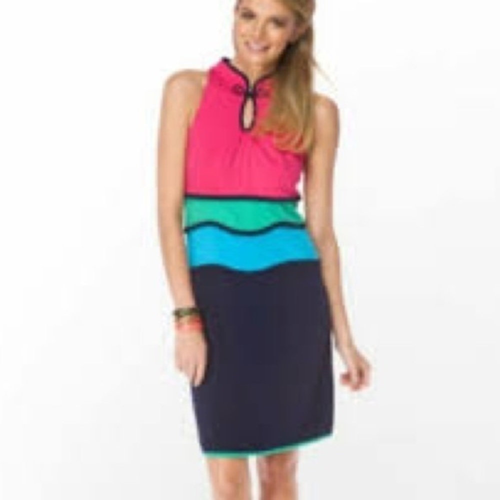 Lilly Pulitzer sleeveless color lock Marci dress S
